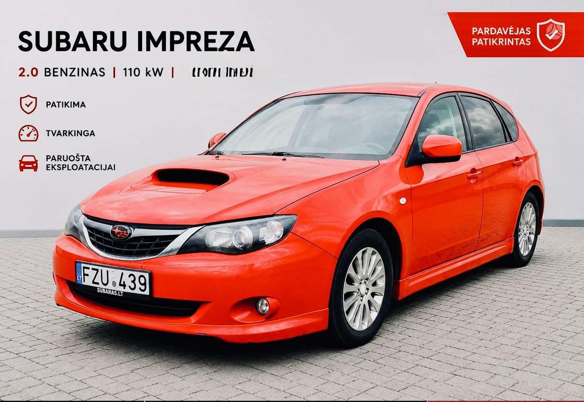 Subaru Impreza, 2.0 l., Хэтчбек