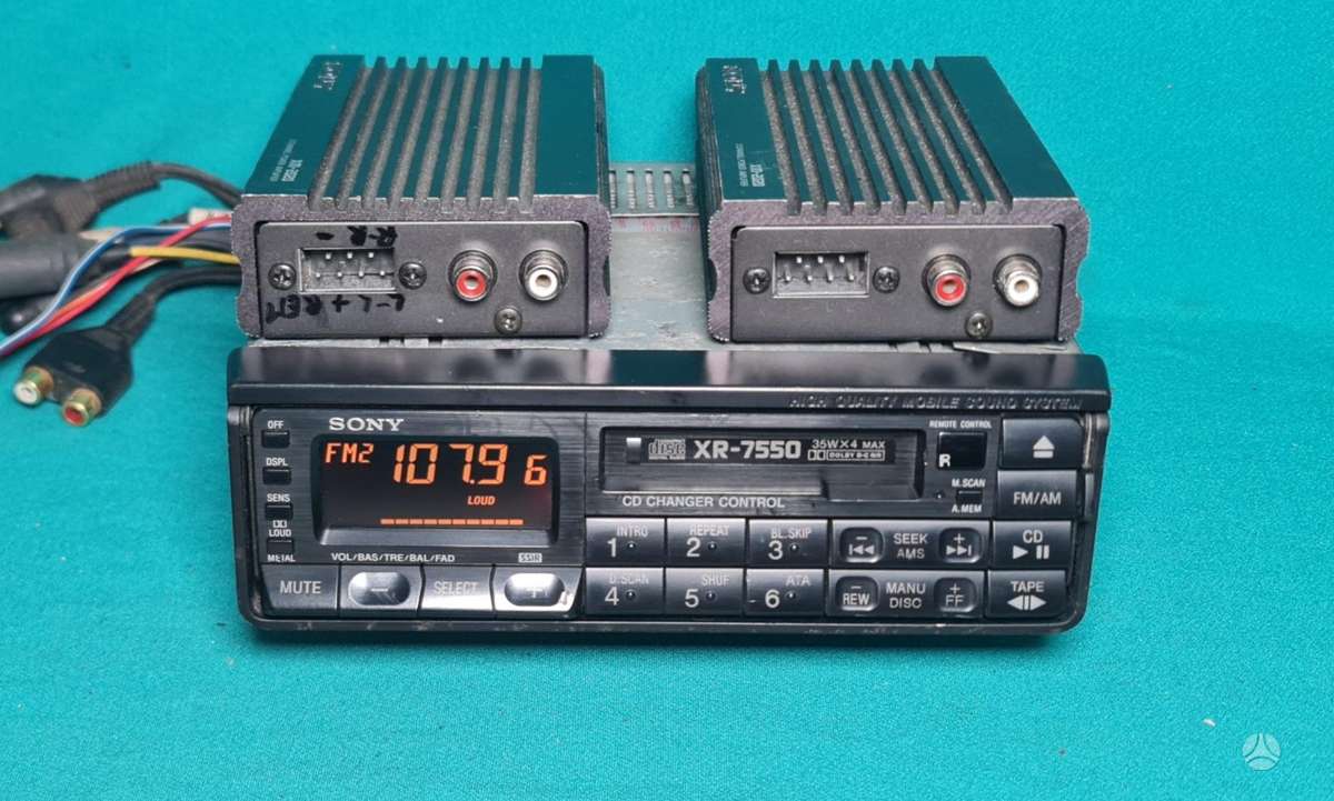 Sony Xr-7550, cassette players