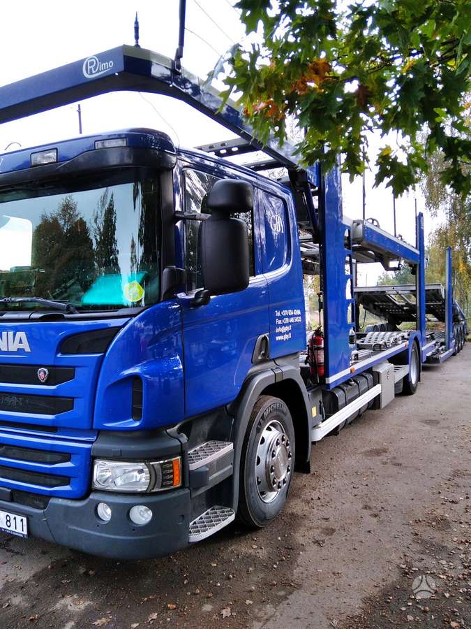 Scania P410 + Rimo PL7, auto vedēji