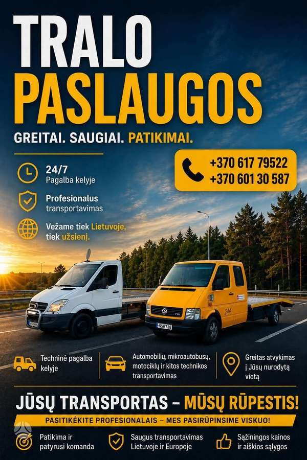 Traliukas 247 pagalba kelyje .
