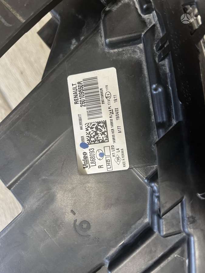 Dacia Duster, 260109550R, žibintai