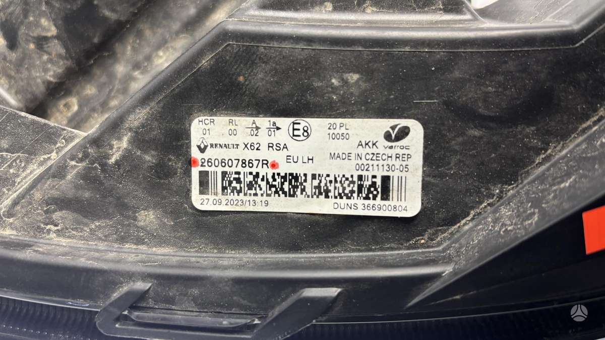 Renault Master, 260607867R, Cen31147