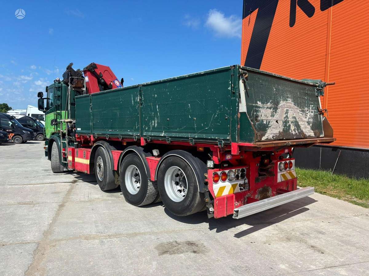 Scania G 480 8x2/4, dumpers with crane