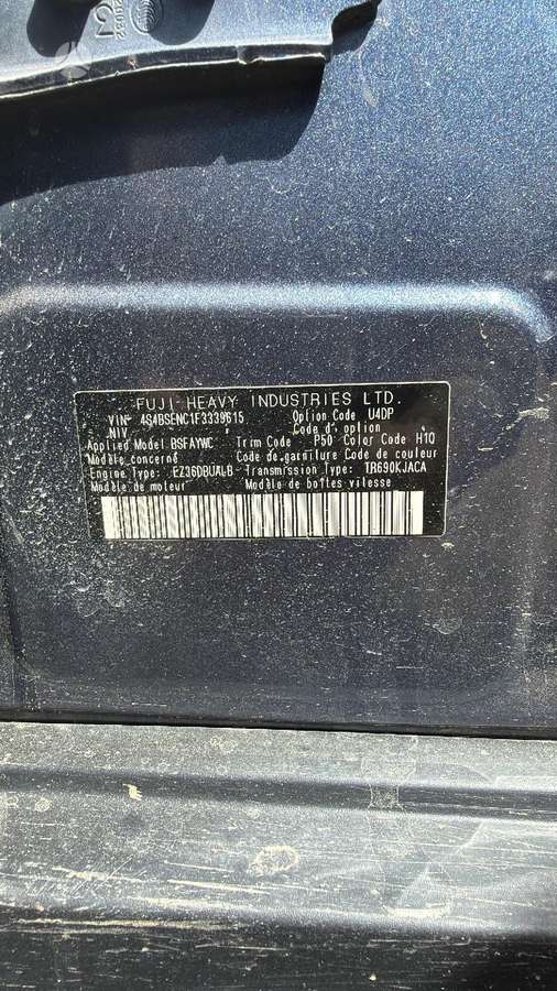 Subaru Outback, 3.6 l., wagon