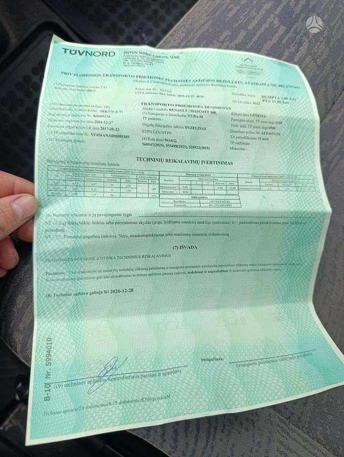 Renault Mascott, auto vedēji
