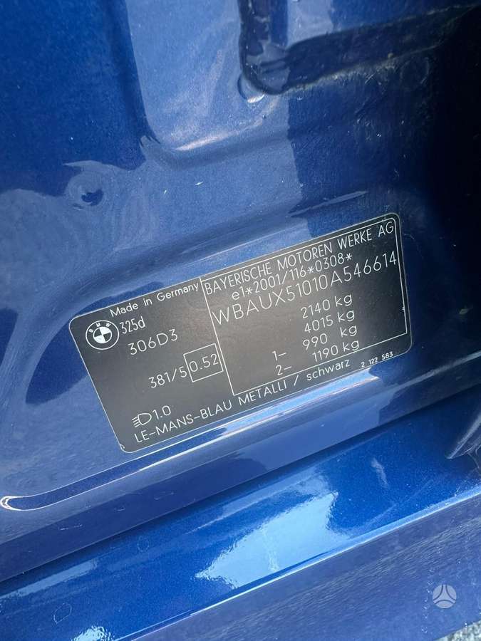 BMW 325, 3.0 l., wagon
