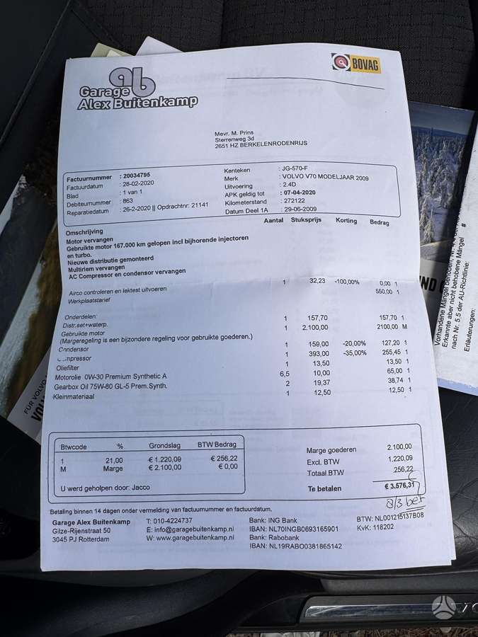 Volvo V70, 2.4 l., Универсал