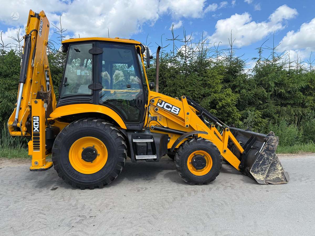 JCB 3CX, ekskavatoriniai krautuvai