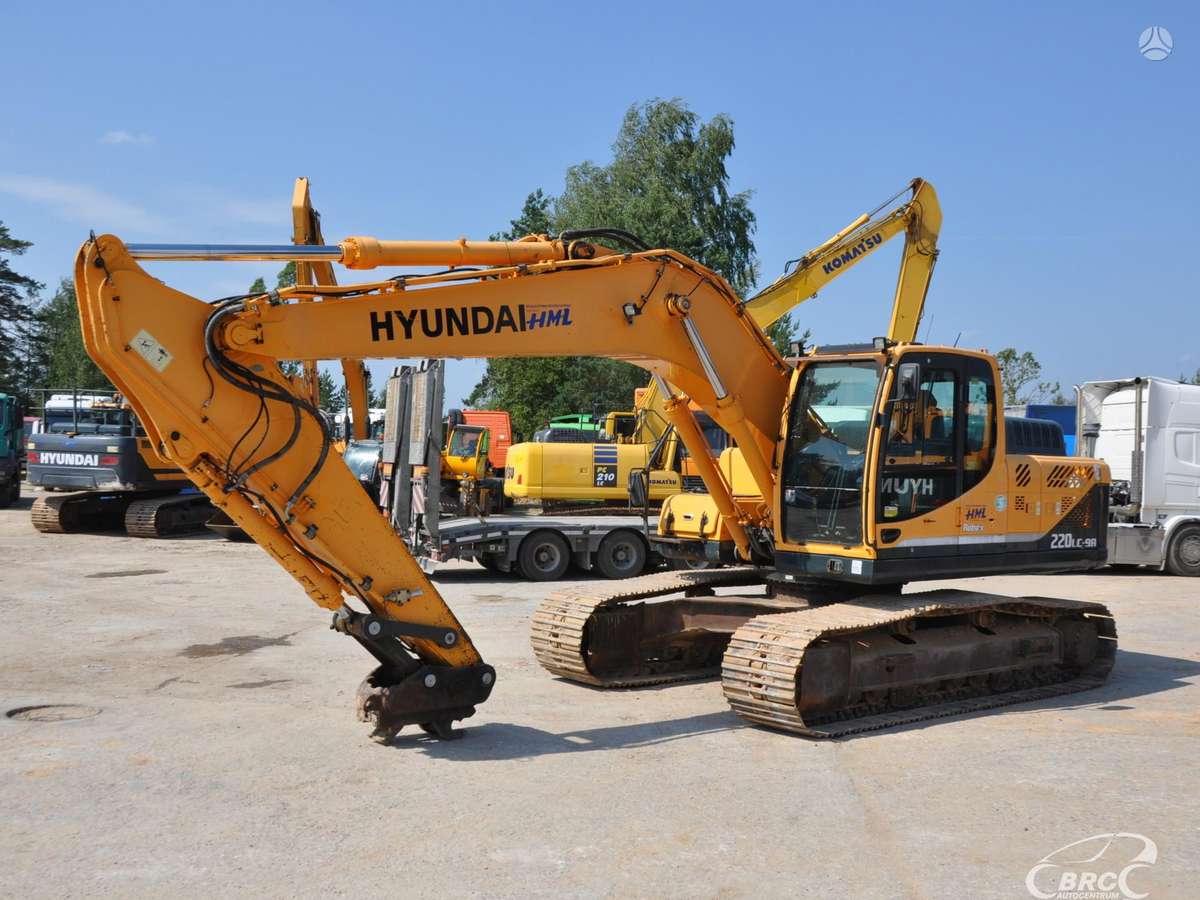 Hyundai R220LC-9A, экскаваторы