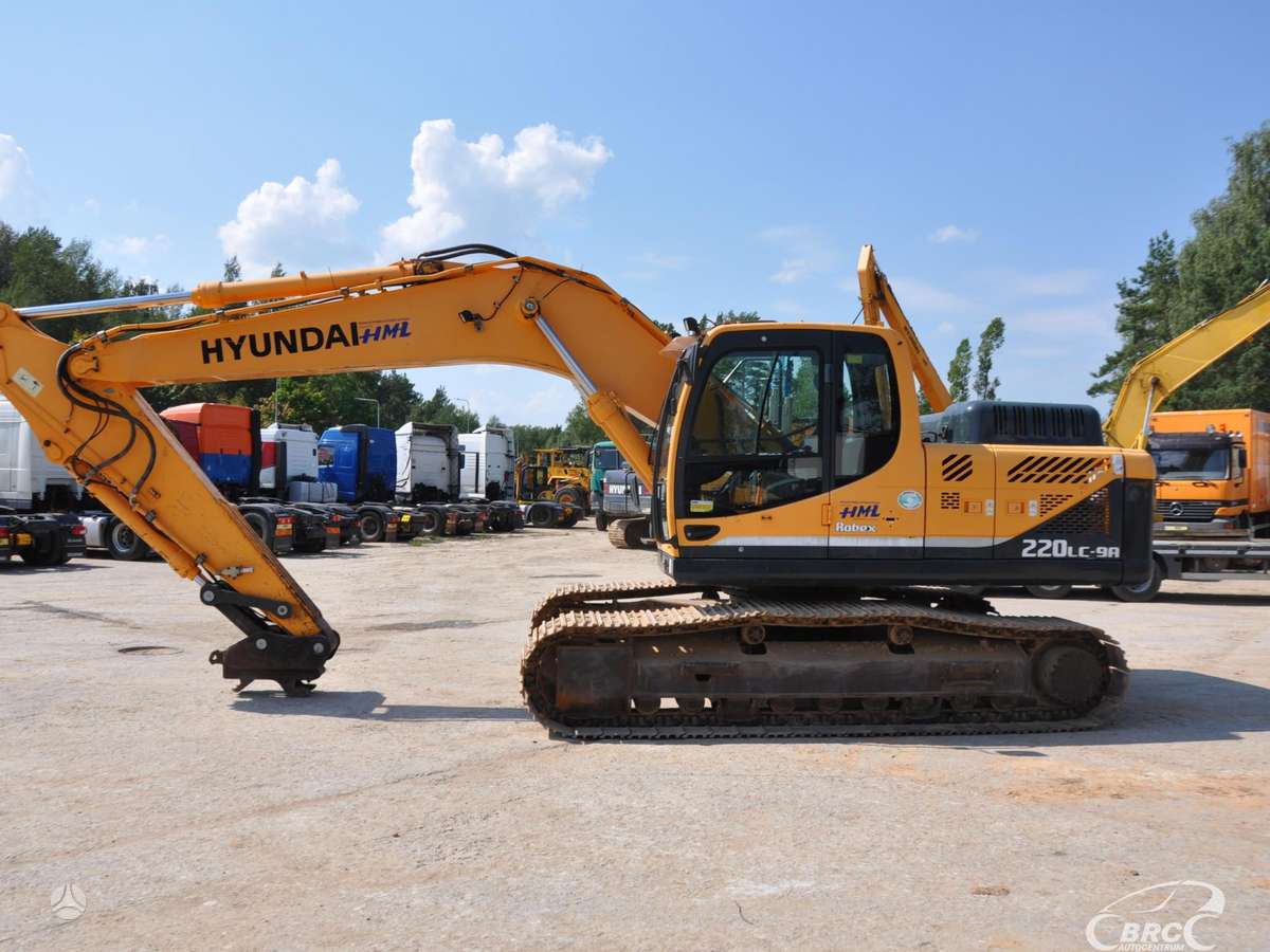 Hyundai R220LC-9A, экскаваторы