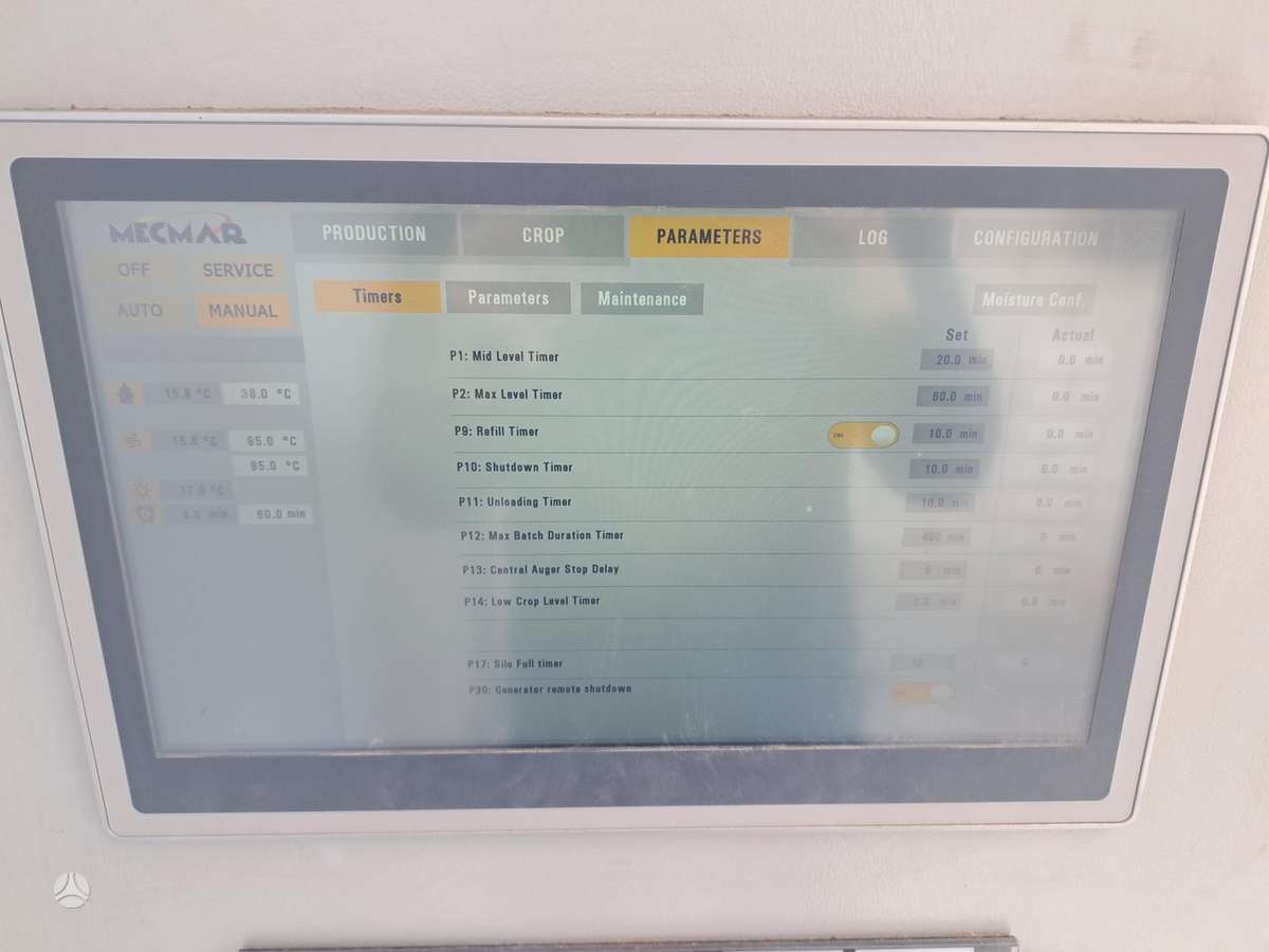 MECMAR S34/255 T, grūdų tvarkymo technika