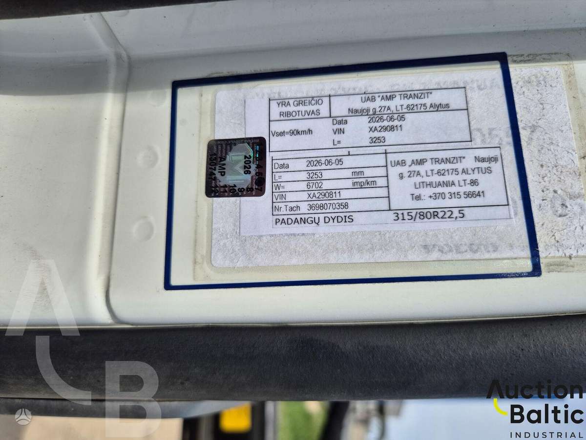 Volvo FM7 290, бортовые