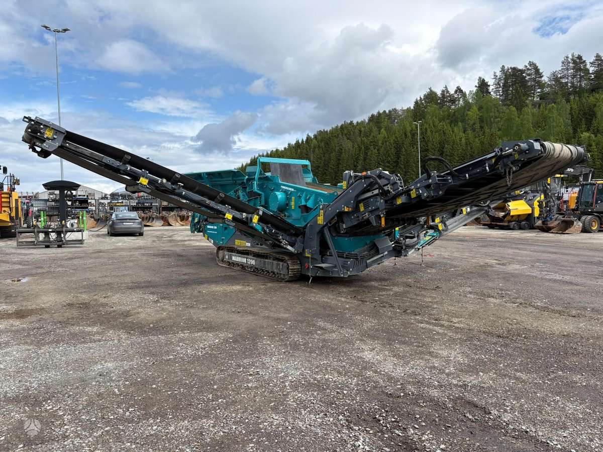 Power screen Warrior 1200. 107m/h, cкрининги