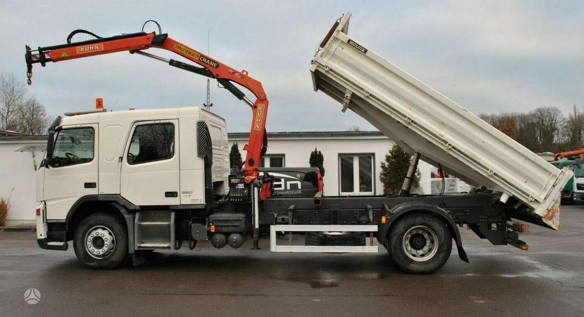 Volvo FM380, dumpers with crane