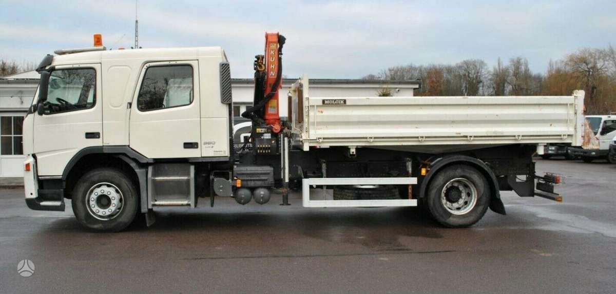 Volvo FM380, dumpers with crane