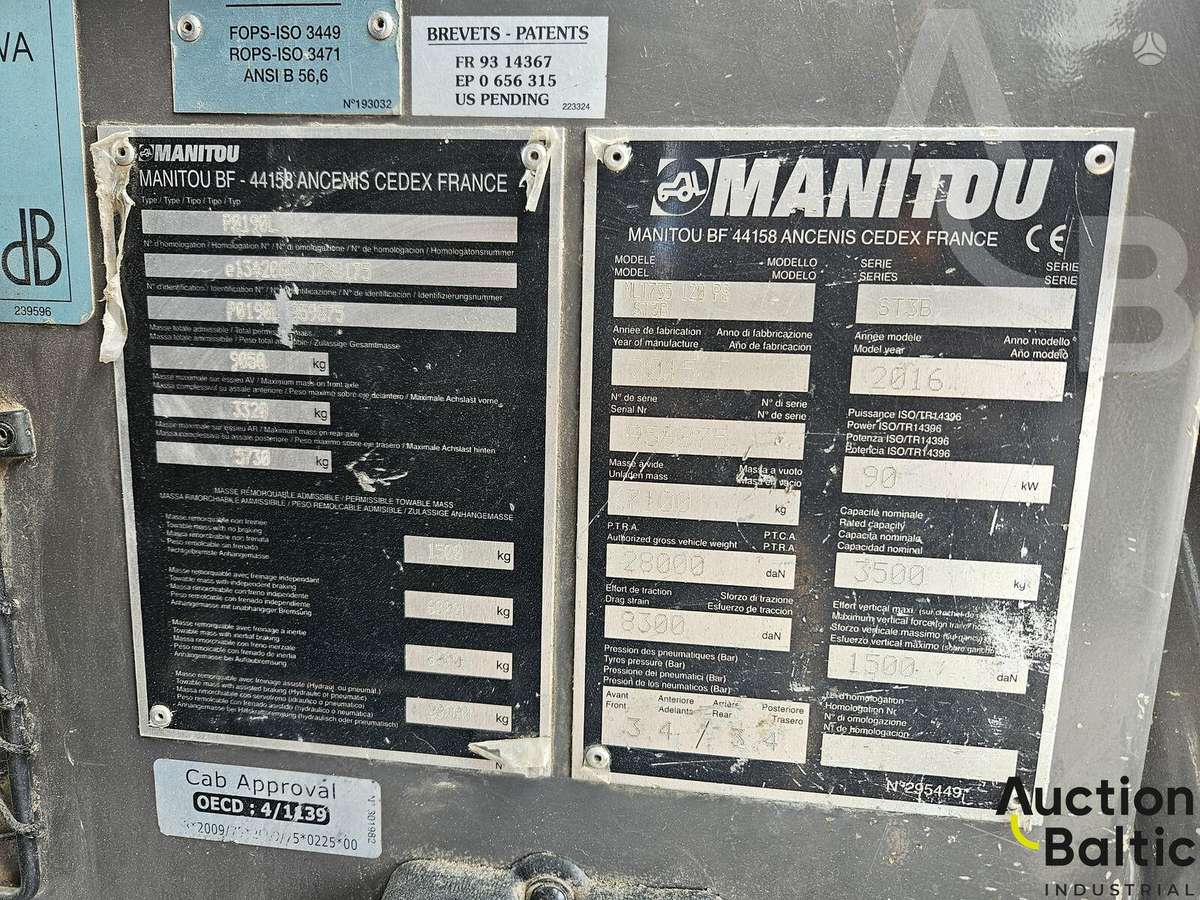 Manitou MLT 735 120 PS ST3B, forklifts