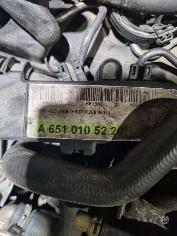 Mercedes-Benz Sprinter, 651958, gearbox, engine