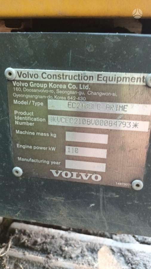 Volvo EC210Bls, excavator
