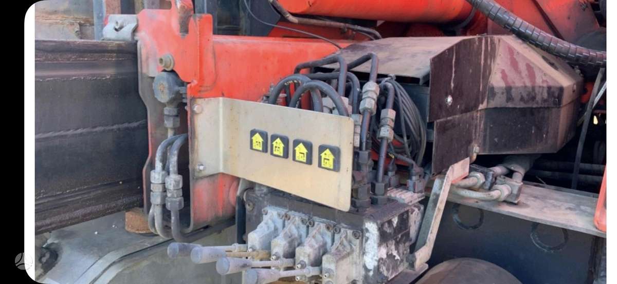 Scania P400, самосвалы с краном