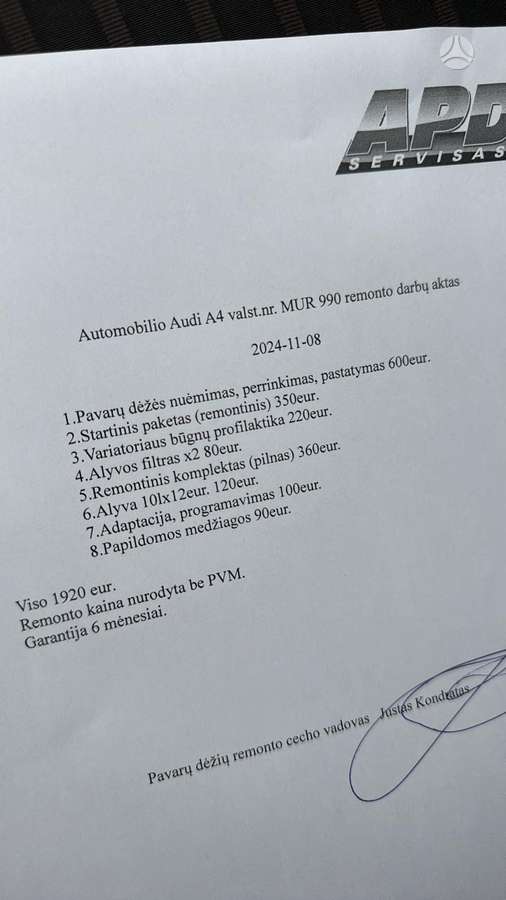 Audi A4, 1.8 l., Универсал