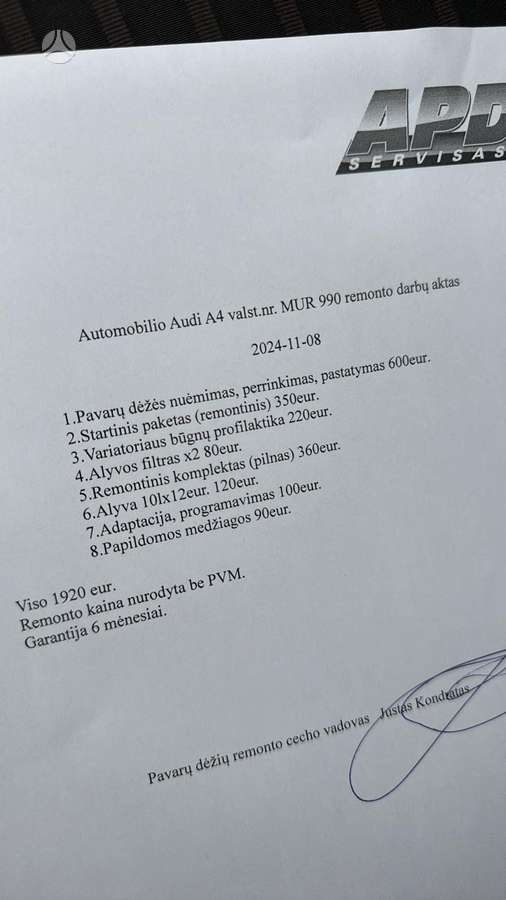 Audi A4, 1.8 l., wagon