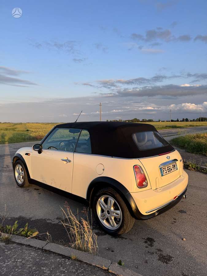 Mini Cooper, 1.6 l., kabrioletas