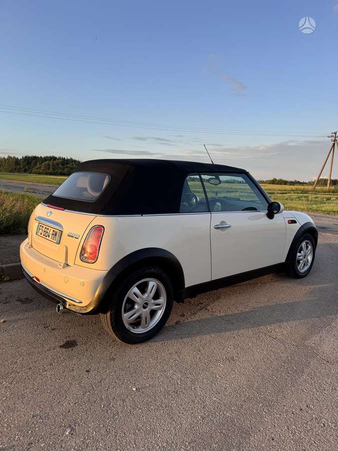 Mini Cooper, 1.6 l., kabrioletas
