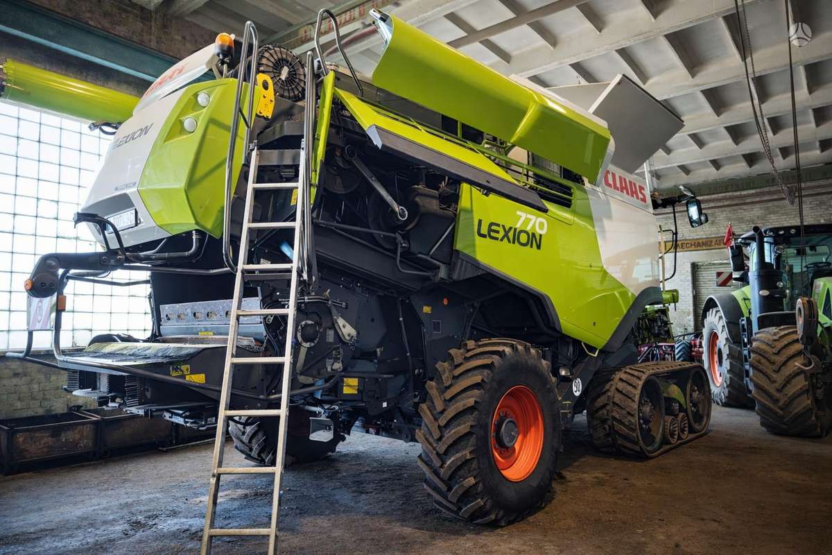 Claas Lexion 770 galima kūlimo pasla, комбайны