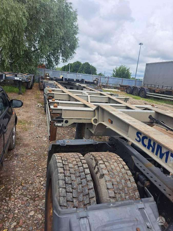 Schmitz O4 Cinkuotas remas !!!, konteinerių gabenimo