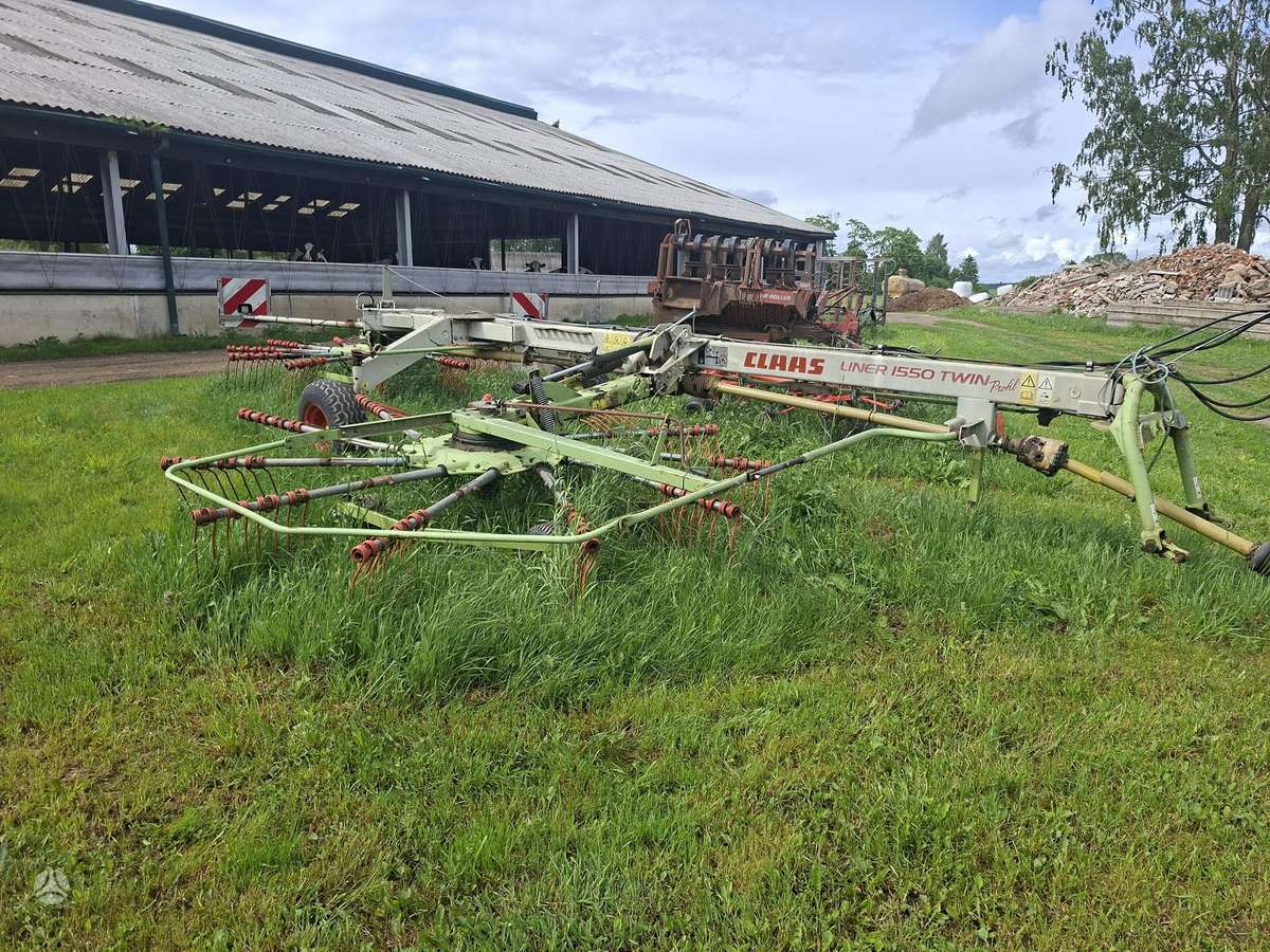 Claas Liner 1550 twin, grėbliai