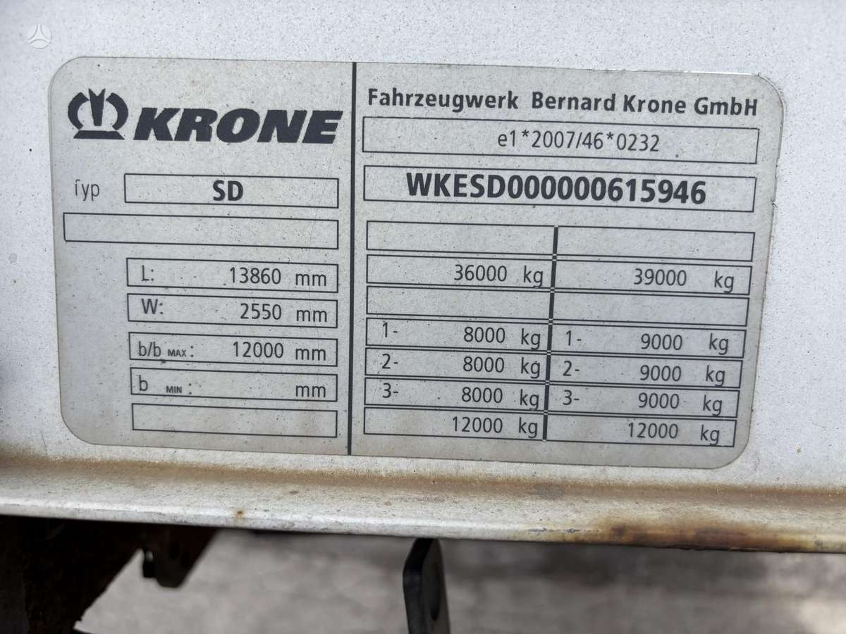 Krone Standart, užuolaidinės / tentinės
