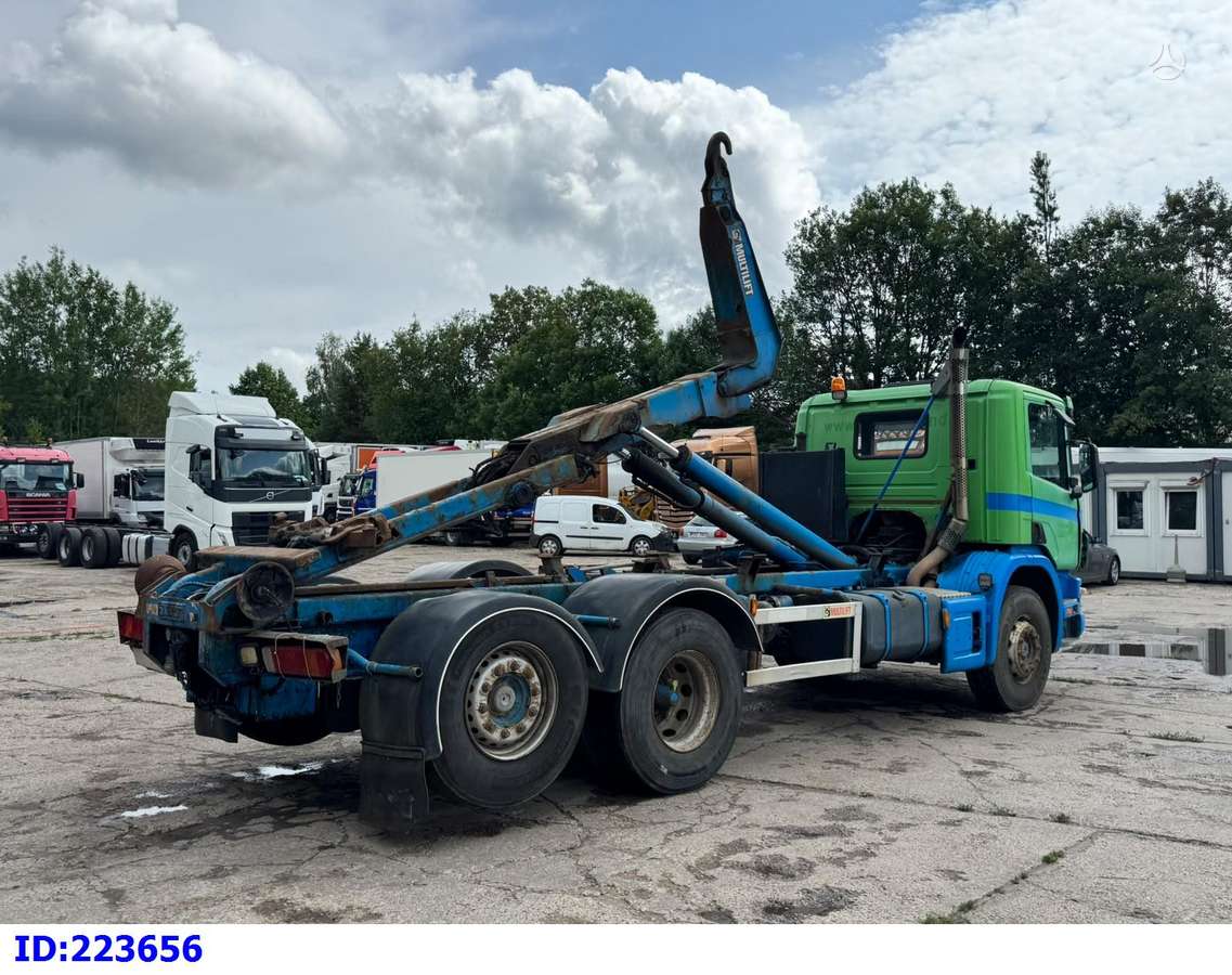 Scania 124 420 6x2 Hook, hooklift trucks