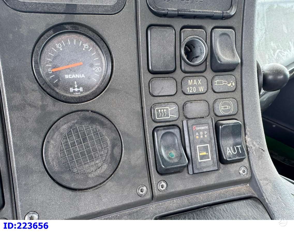 Scania 124 420 6x2 Hook, самосвалы с прицепoм