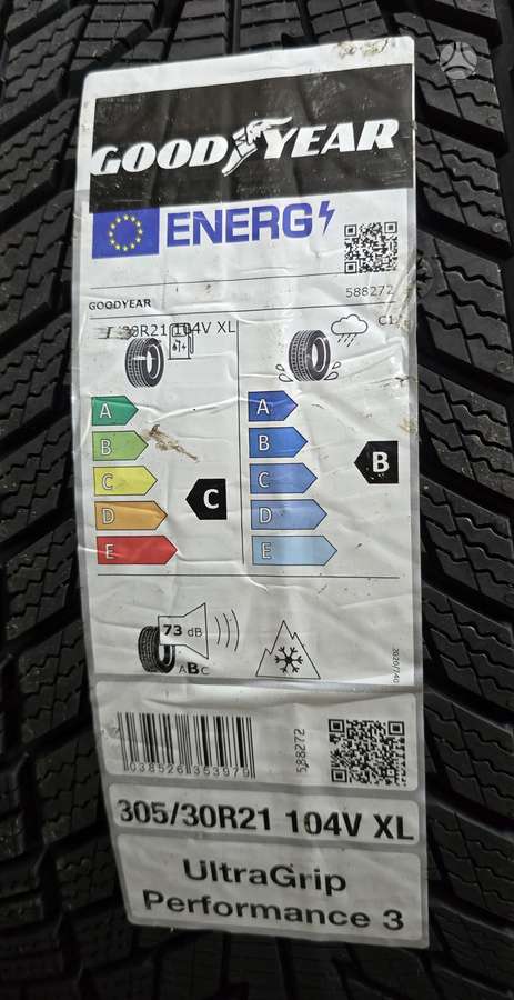 Goodyear UltraGrip Performance 3, winter 305/30 R21