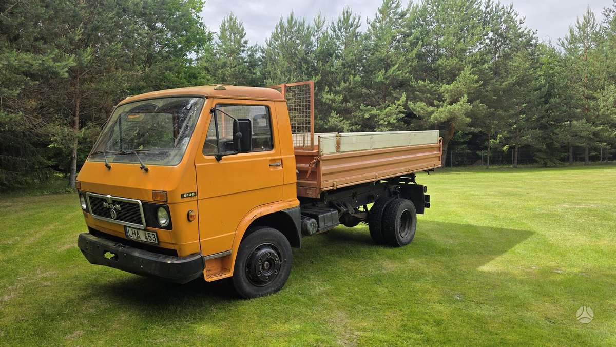 MAN 8.136, dumpers / tippers