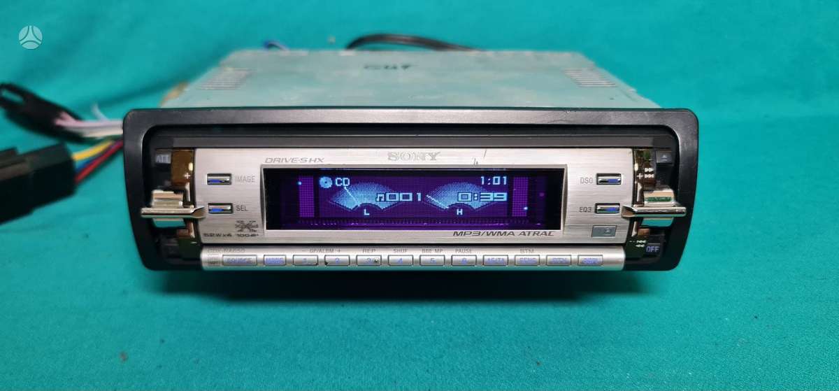 Sony Cdx-ra650, cd / mp3 grotuvai