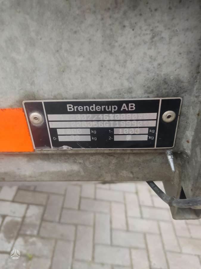 Brenderup S1938, для легковых автомобилей