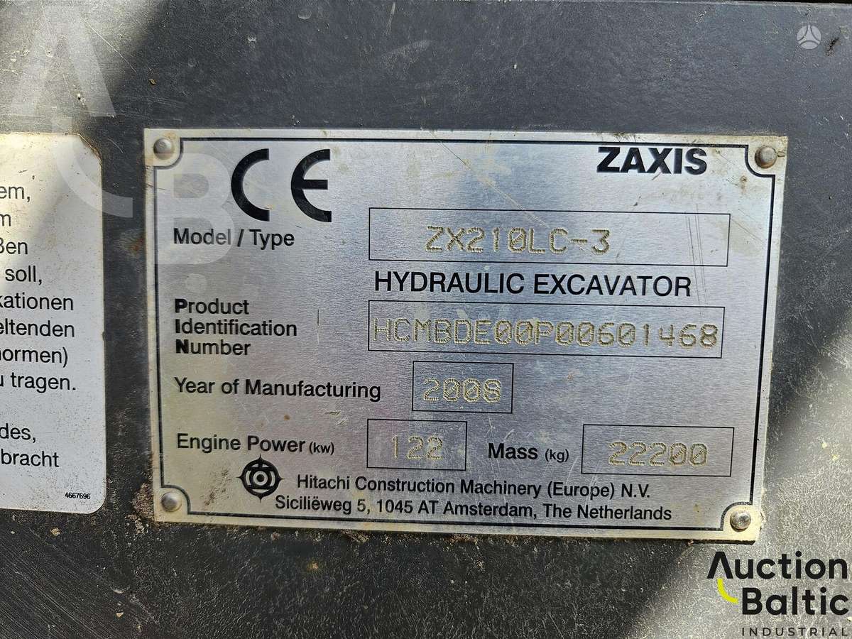 Hitachi ZX 210 LC-3, экскаваторы