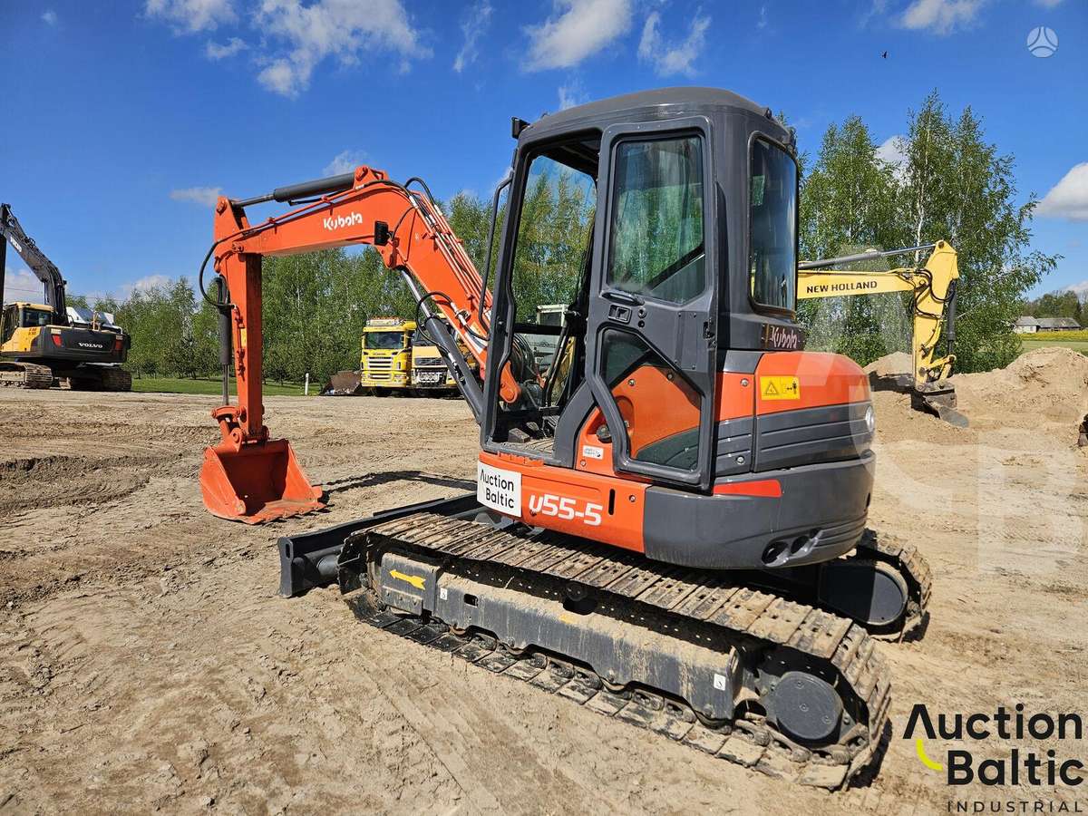 Kubota U 55-5, mini ekskavatoriai