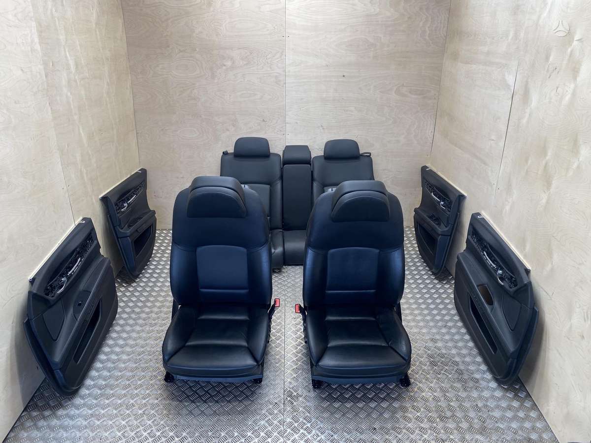 BMW 7 serija salono detalės