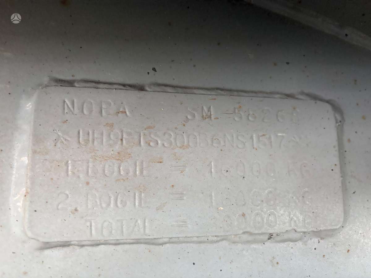 Nopa Tripusis vertimas 33 m3, dumper / tipper
