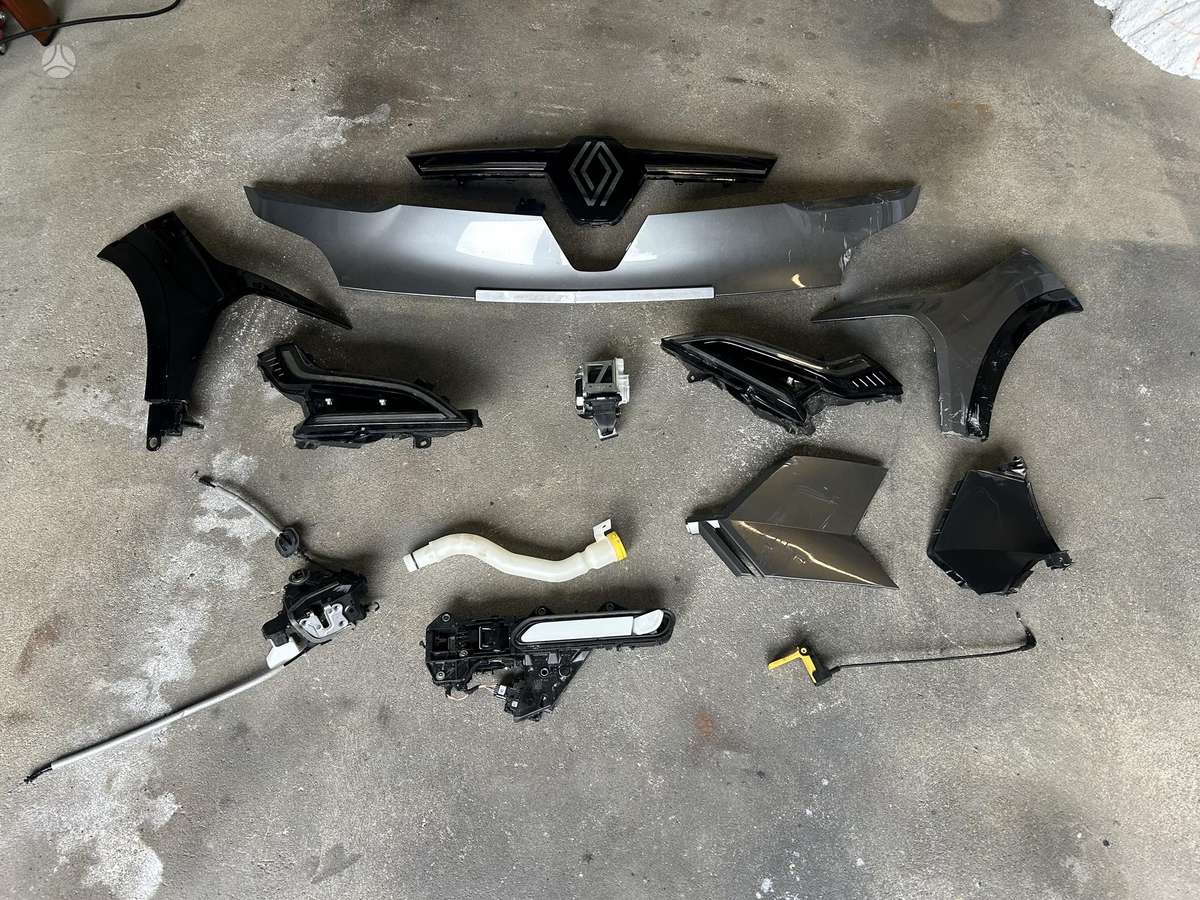 Renault Megane E-Tech apdailos detalės