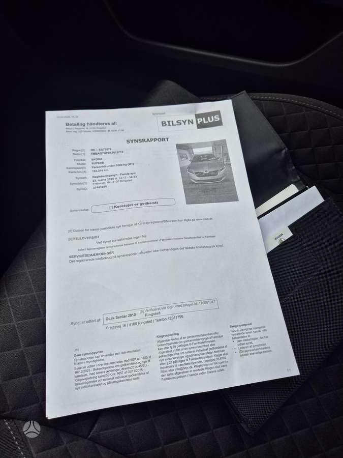 Skoda Superb, 1.6 l., hatchback