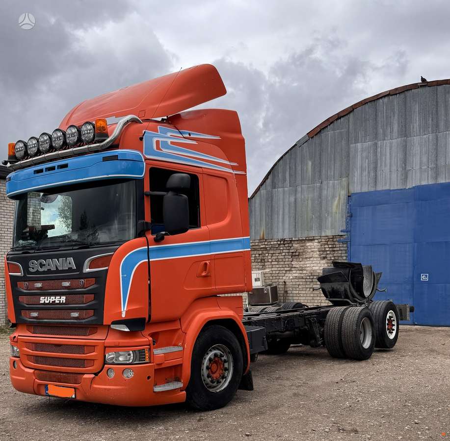 Scania R520 , V8, шасси