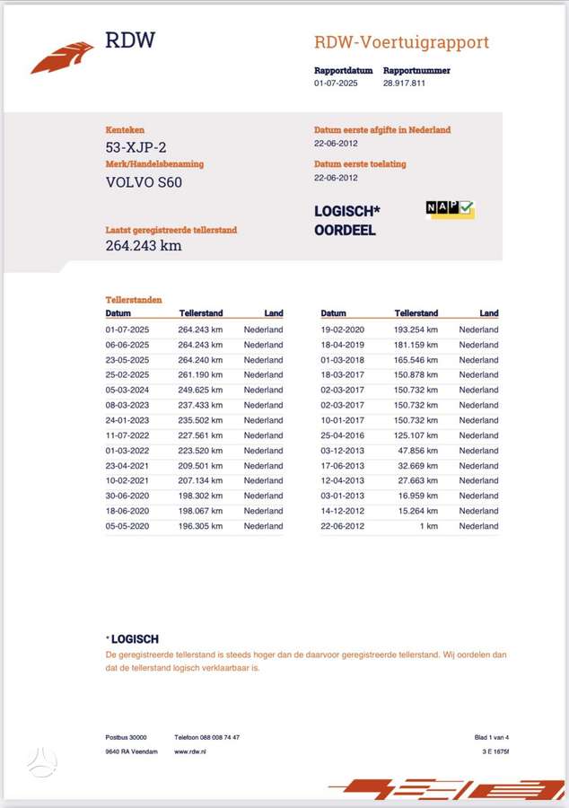Volvo S60, 1.6 l., Седан