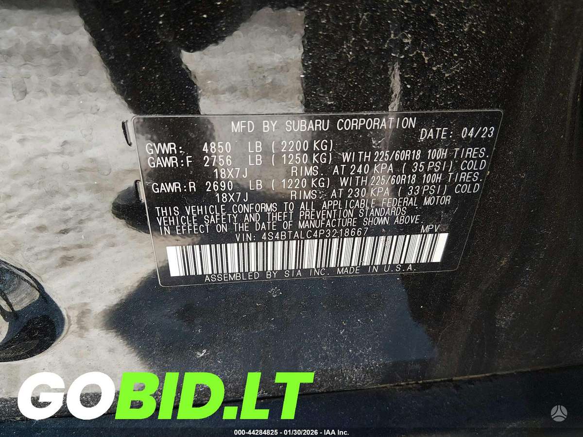 Subaru Outback, 2.5 l., Универсал