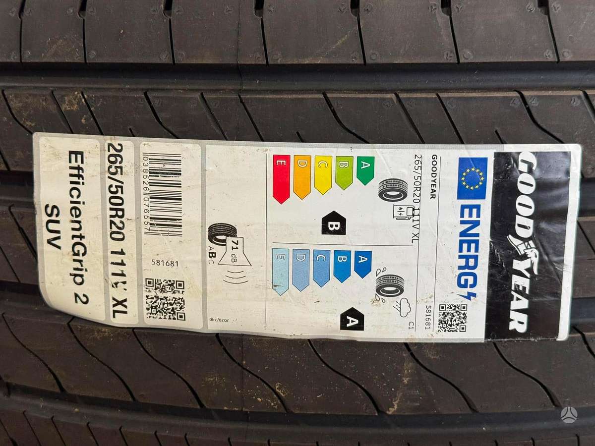 Goodyear EFFICIENTGRIP 2 SUV | 2026, vasarinės 265/50 R20