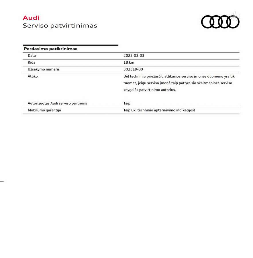 Audi A6, 2.0 l., wagon