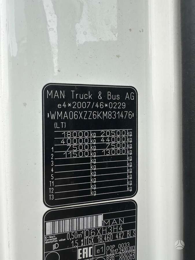 MAN TGX 18.460, double sleeper