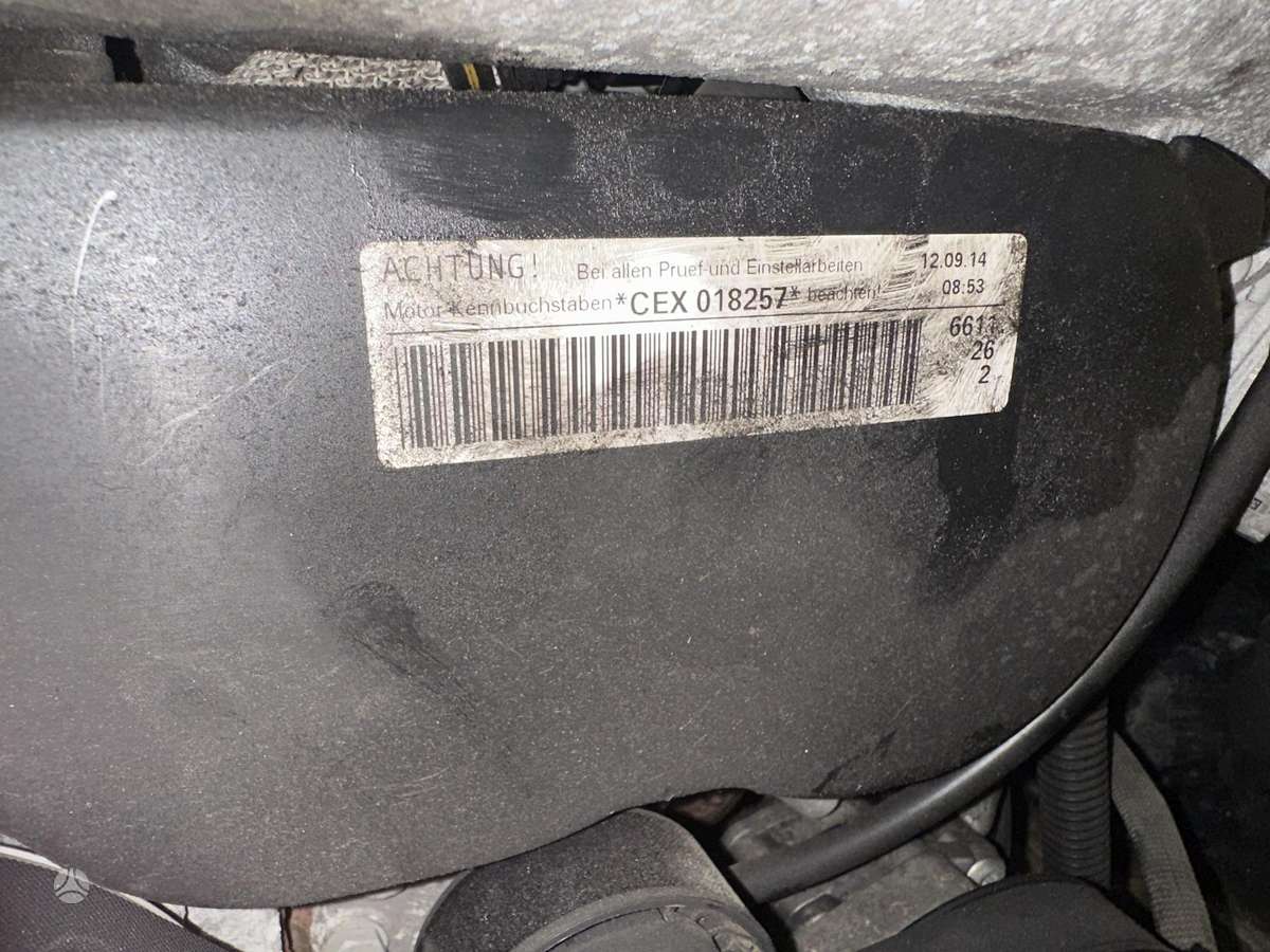 Volkswagen Passat, CEX 018257, engine